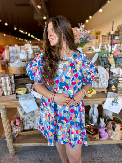 Ocean Blue Diza Dress