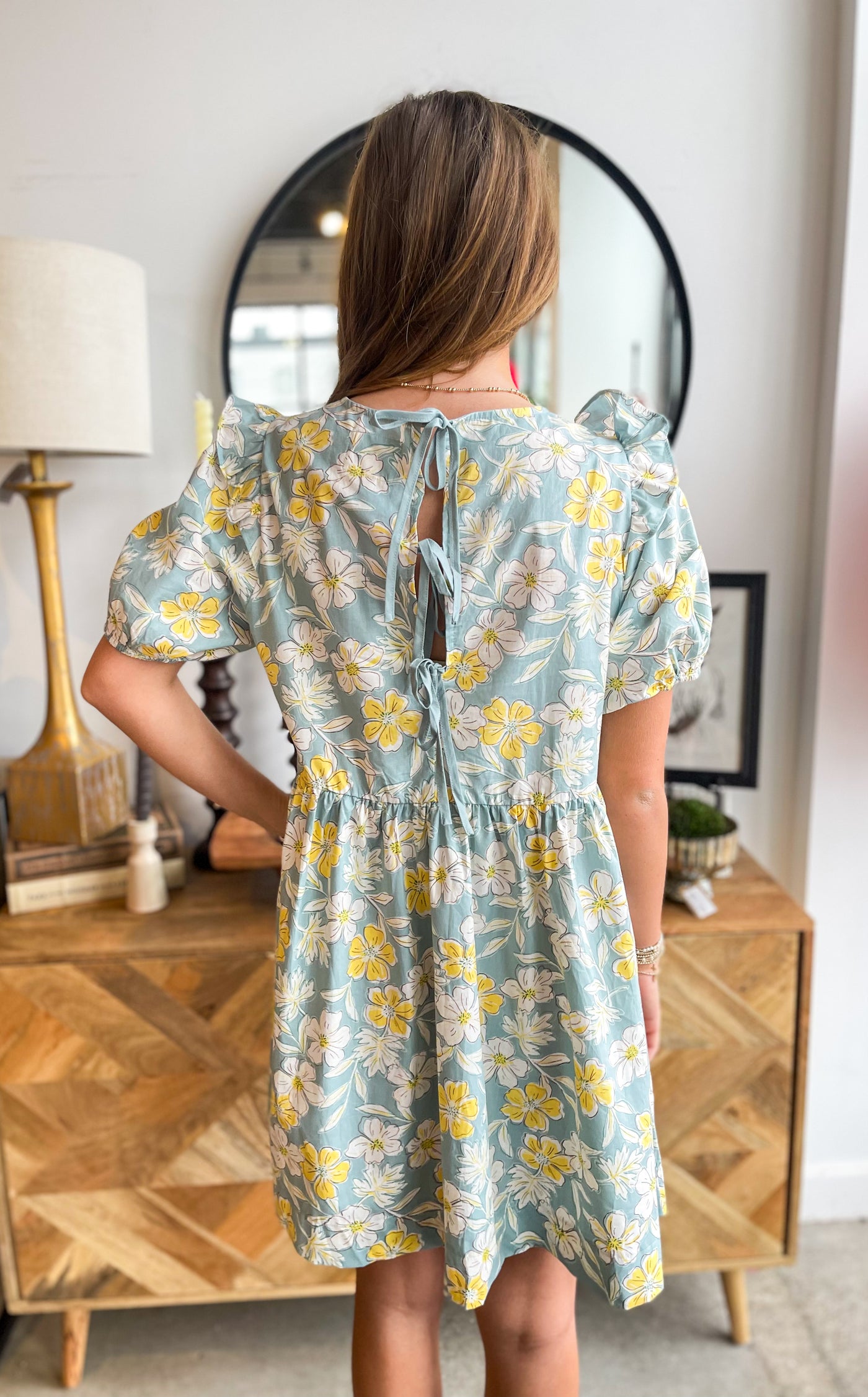 Umgee Mint Mix Fran Dress