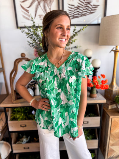 Easel Cap Sleeve Wylie Top