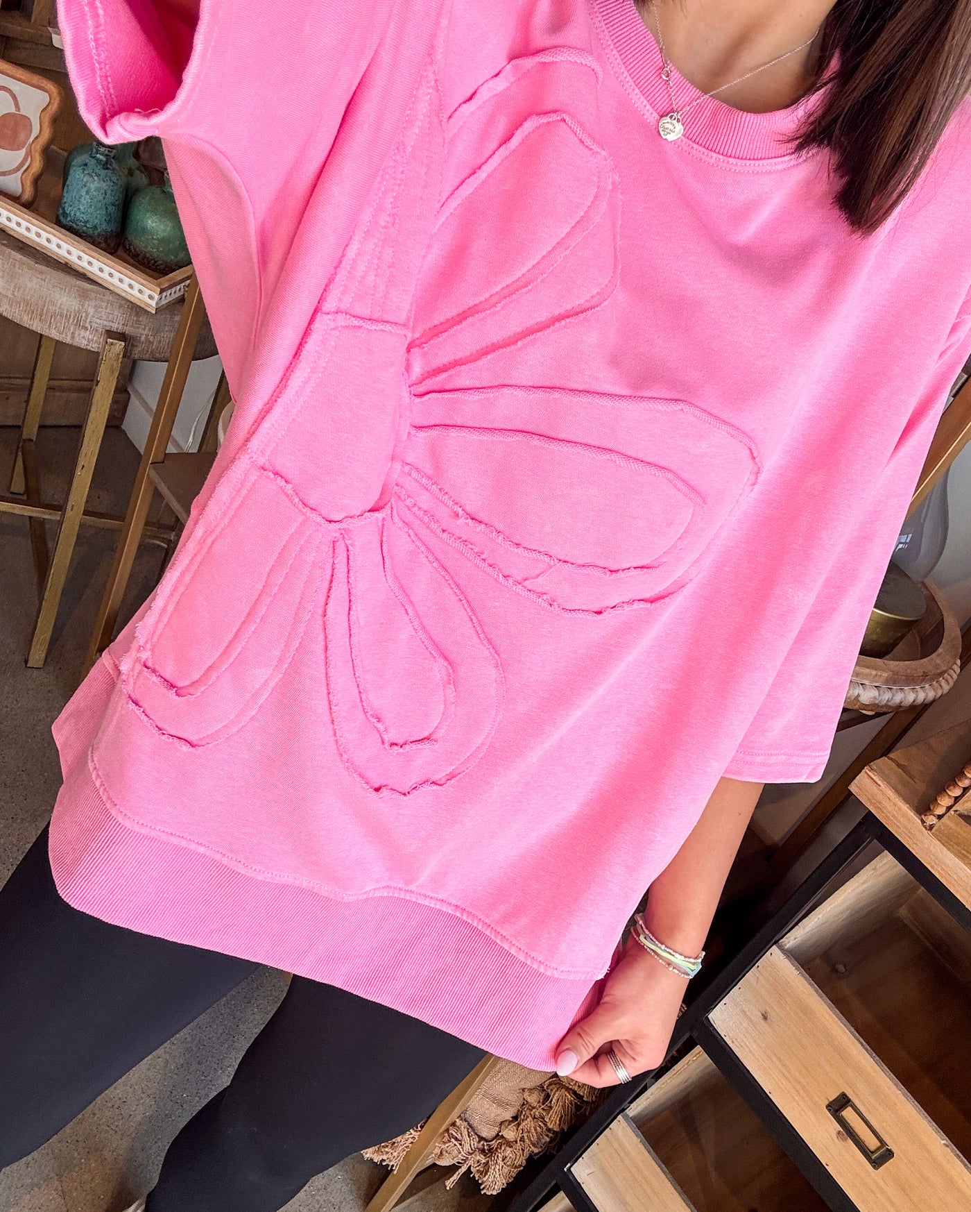Pink Jackel Top