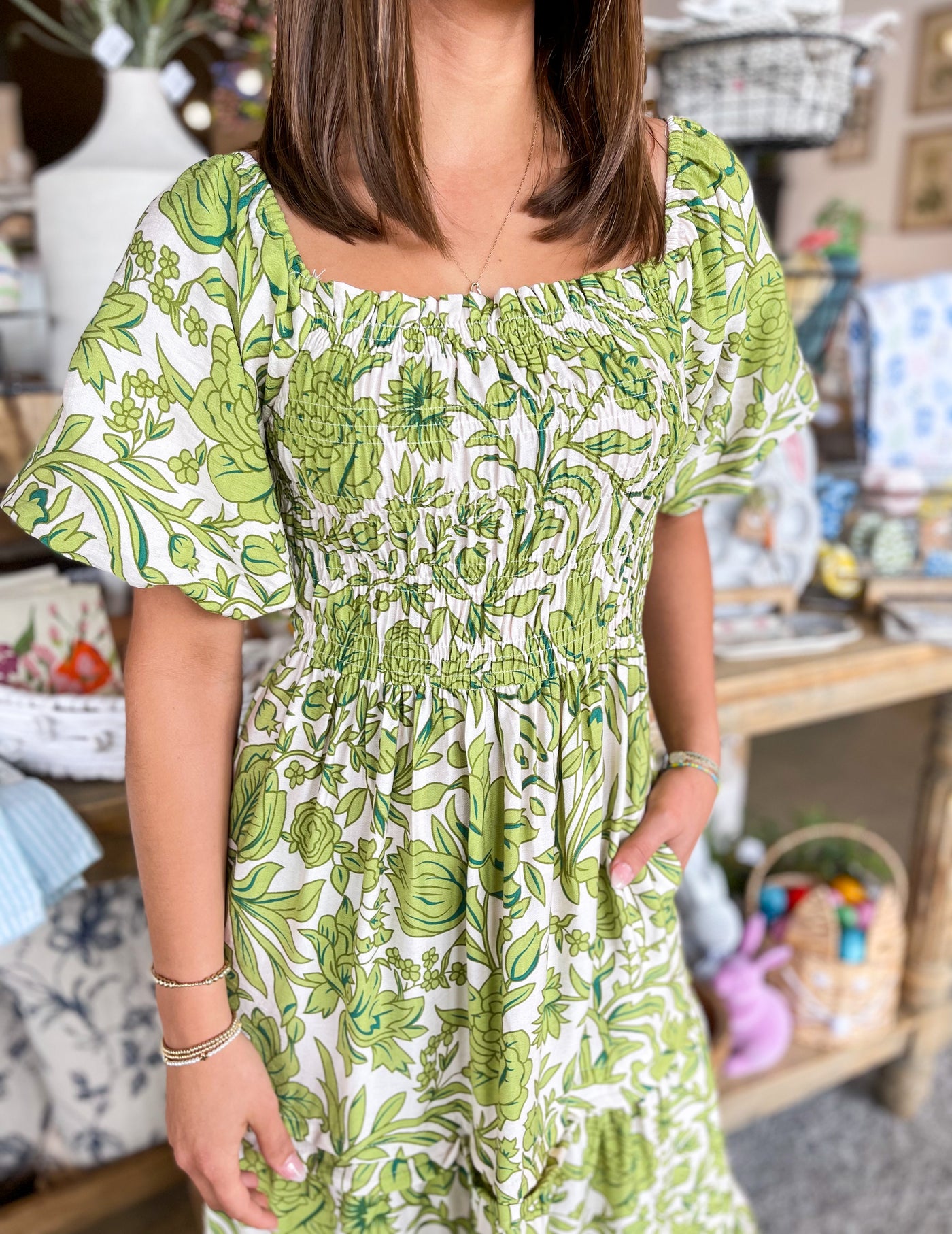 Lime Green Xenia Dress