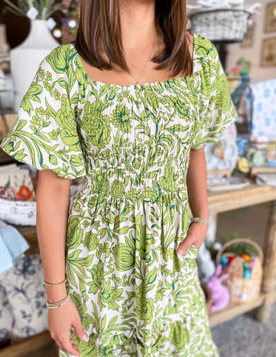 Lime Green Xenia Dress