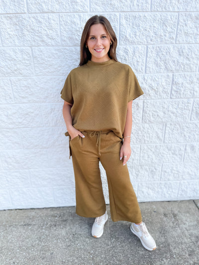 Olive Pant Set