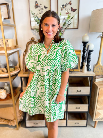 Green Adelle Dress
