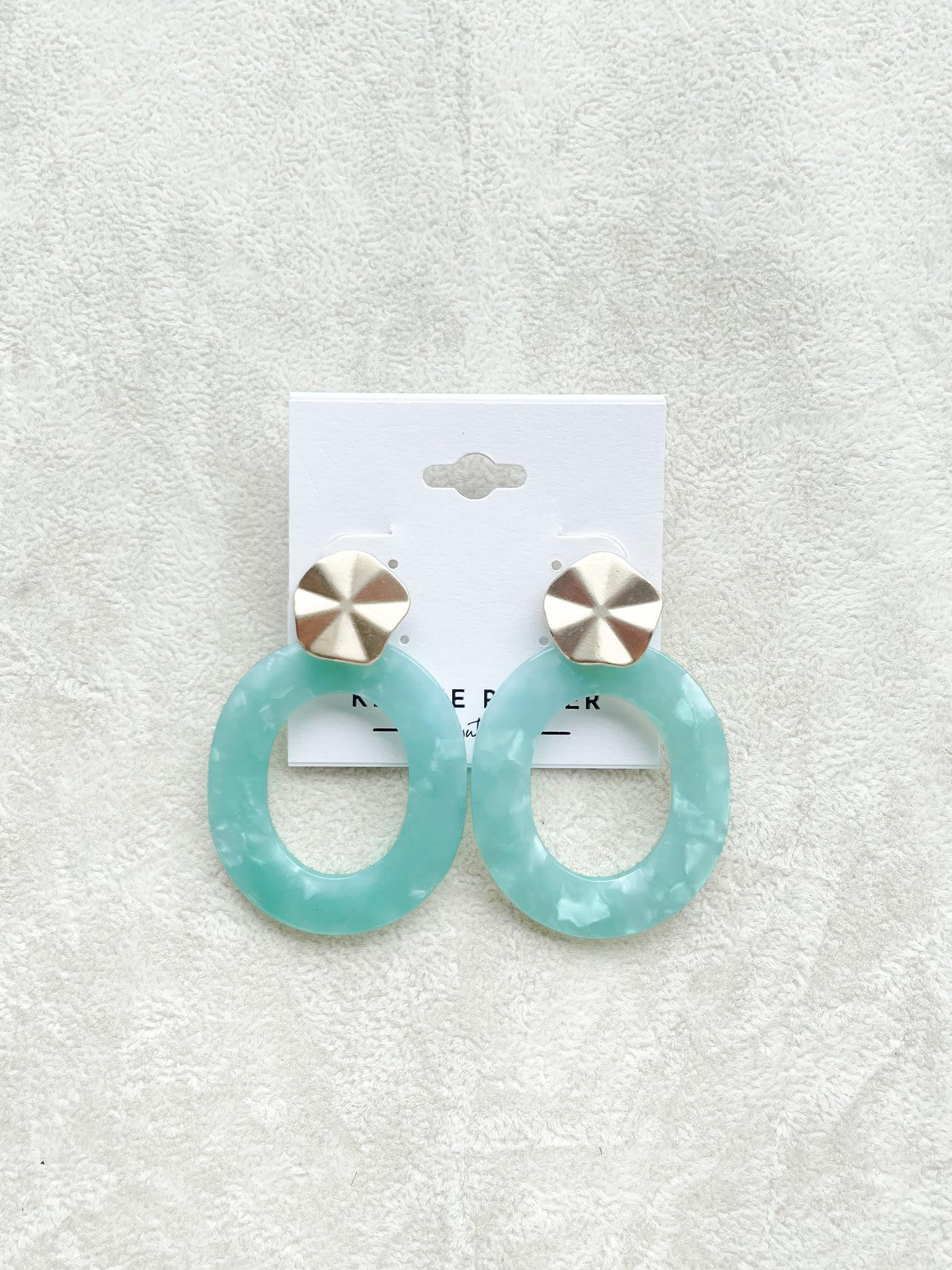 Jamie Oval Acetate Earrings