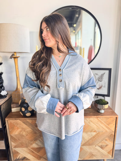 Grey Evelyn Top