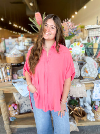 Coral Pink Keri Top