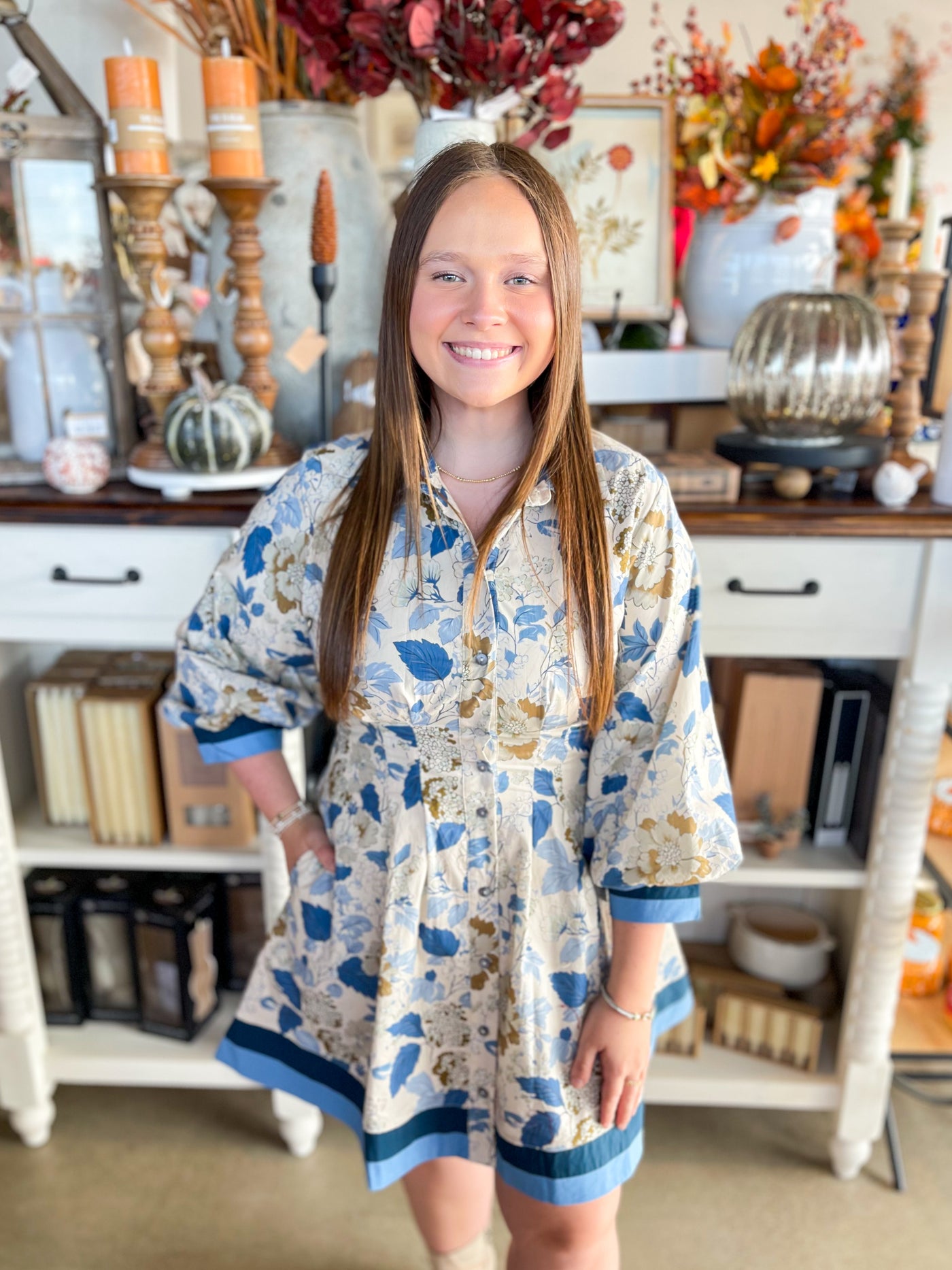 Entro Blue Lucia Dress