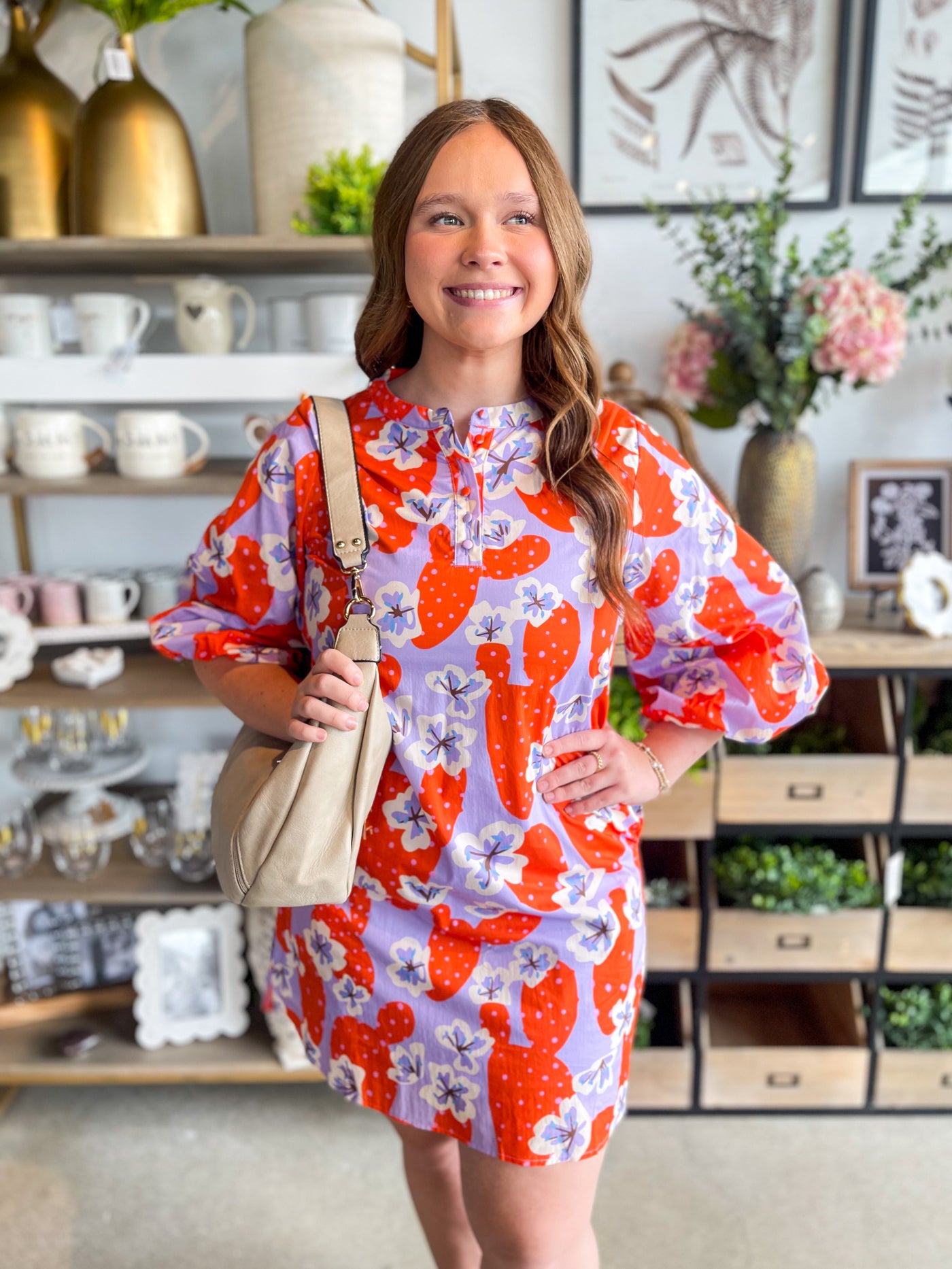 Lilac Mix Laura Dress