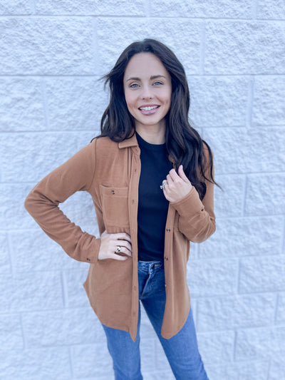 Caramel Lewis Top