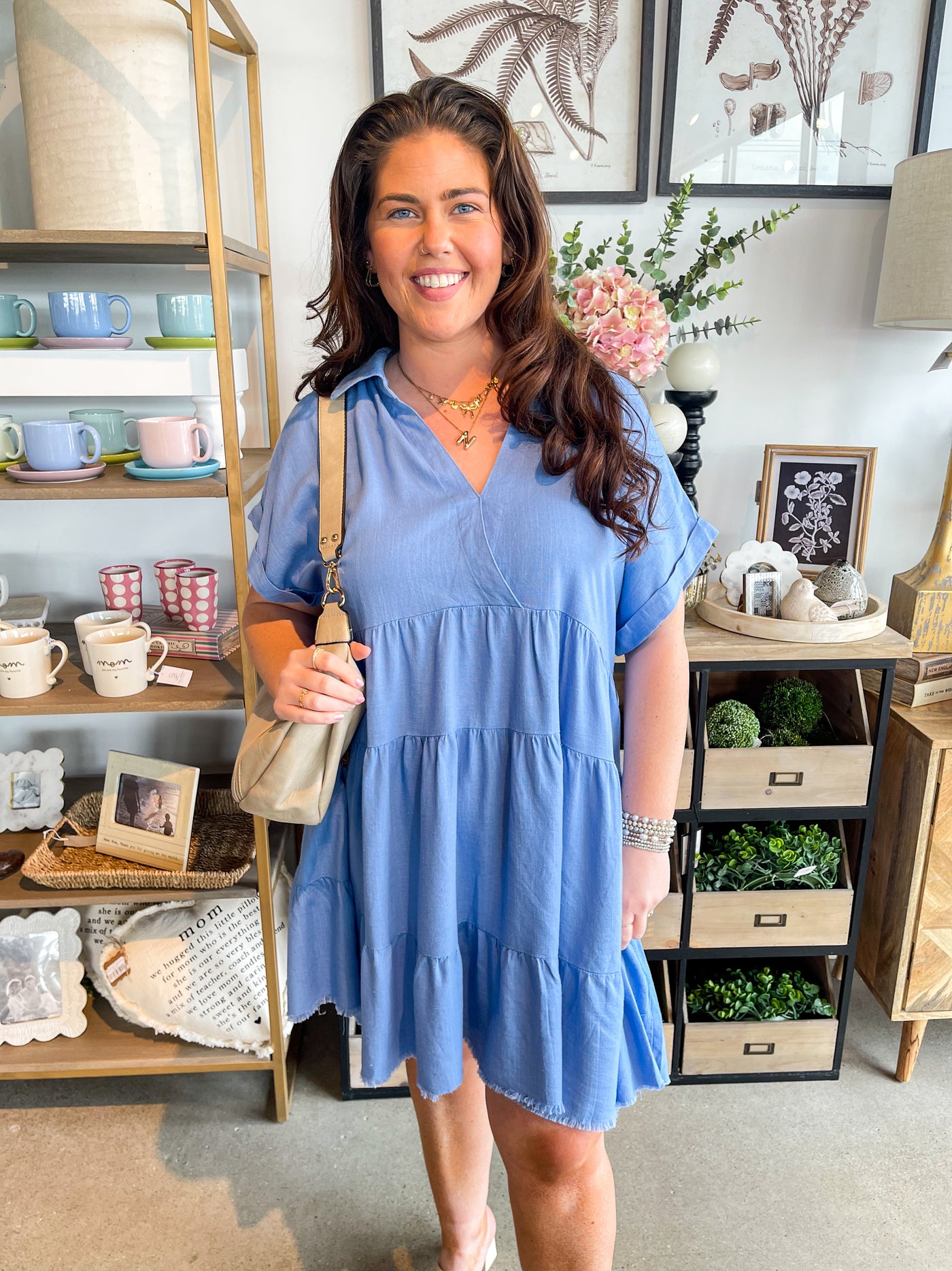 Umgee Orchid Blue Tabitha Dress