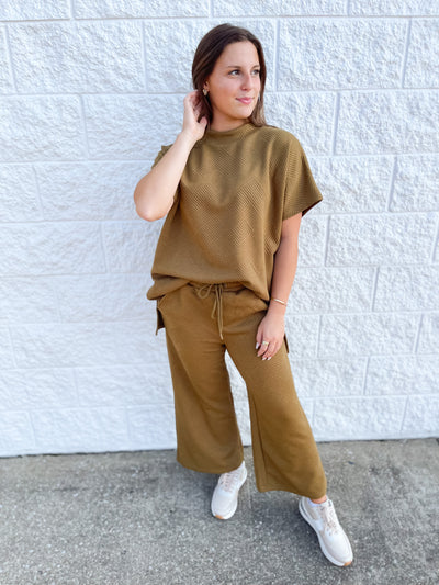 Olive Pant Set