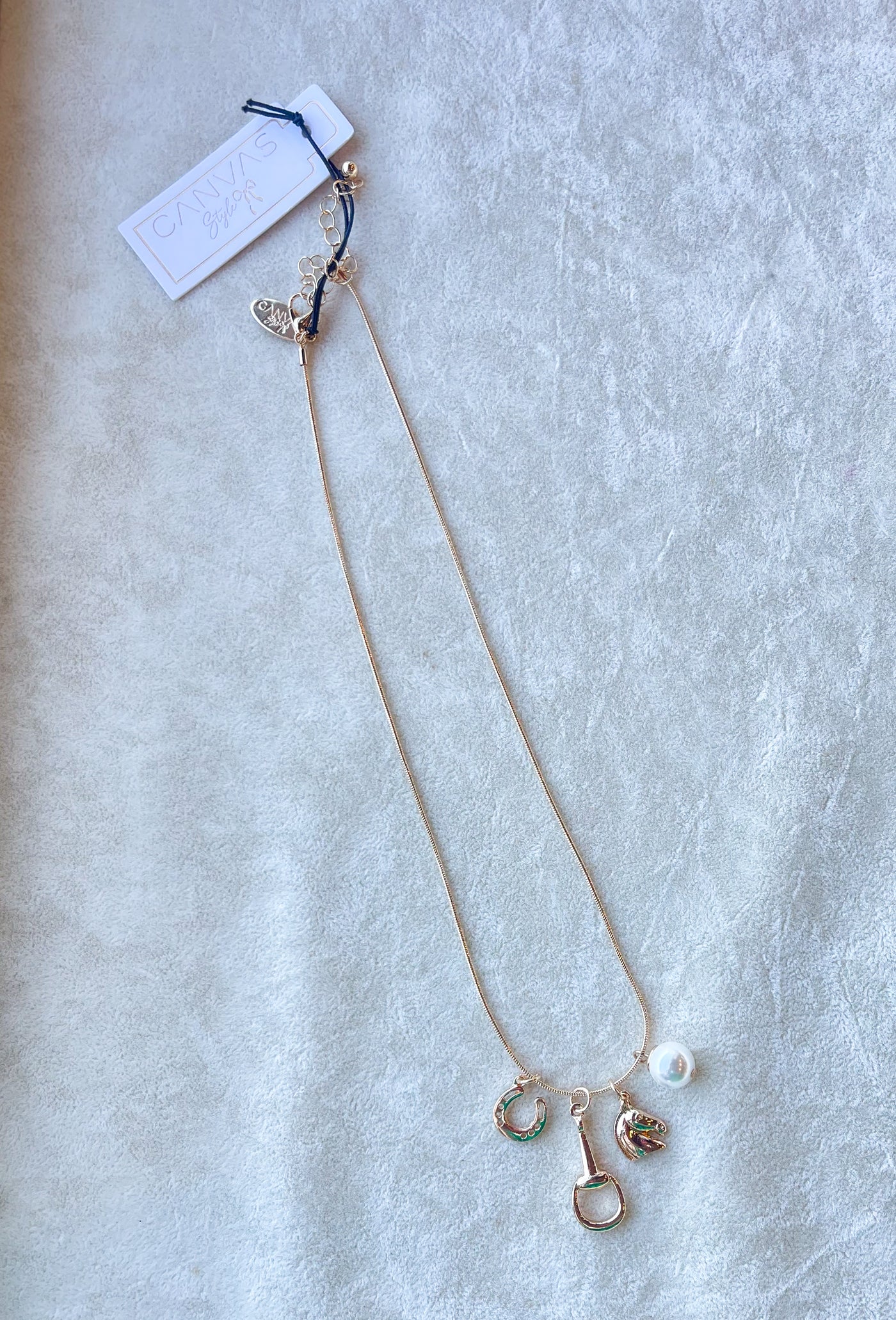 Stevie Equestrian Lucky Charms Necklace
