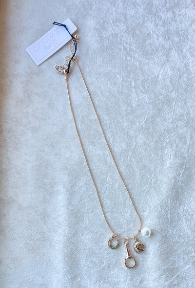 Stevie Equestrian Lucky Charms Necklace