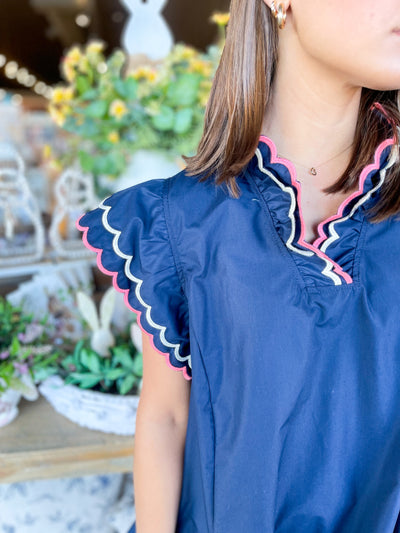 Navy Jenny Dress