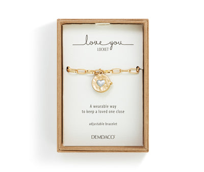 Love You Locket Bracelet