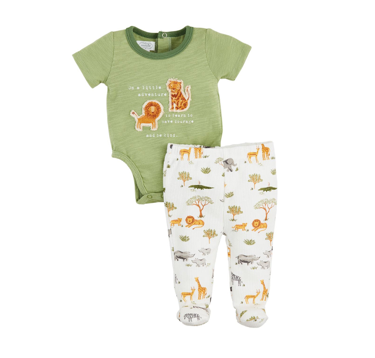 Mud Pie Lion Crawler Set