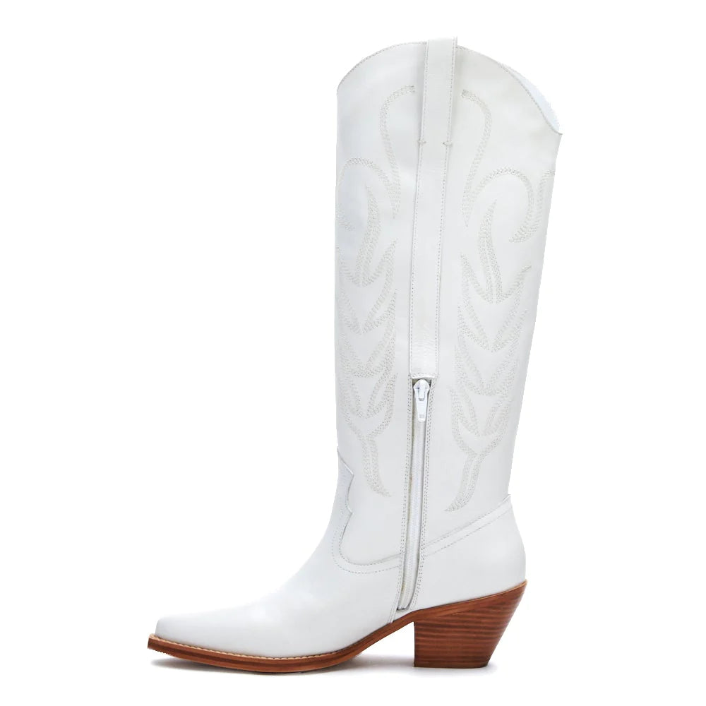 Agency White Boots