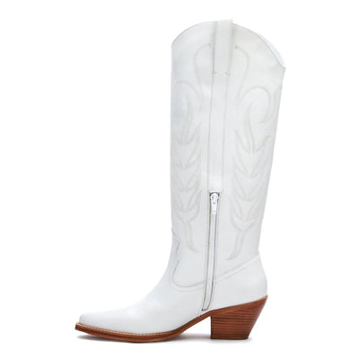 Agency White Boots