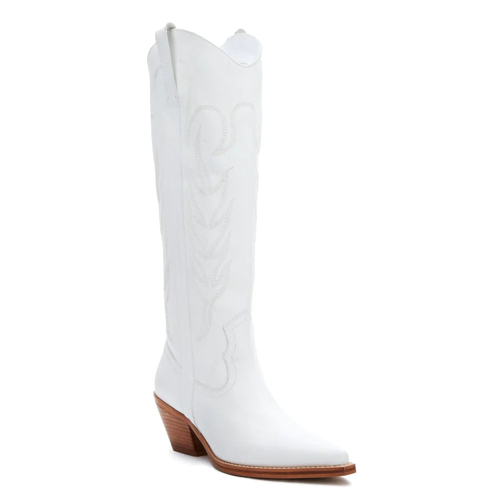 Agency White Boots