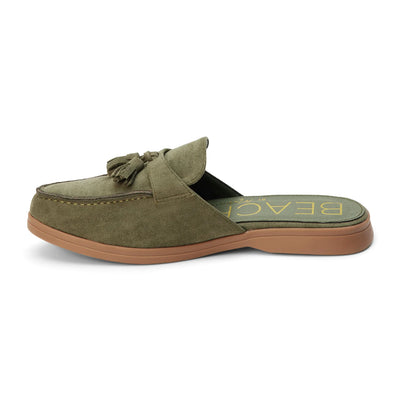 Matisse Olive Tyra Tassel Mules