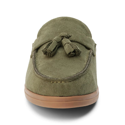 Matisse Olive Tyra Tassel Mules