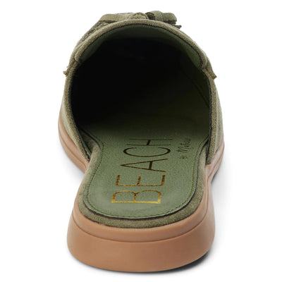 Matisse Olive Tyra Tassel Mules