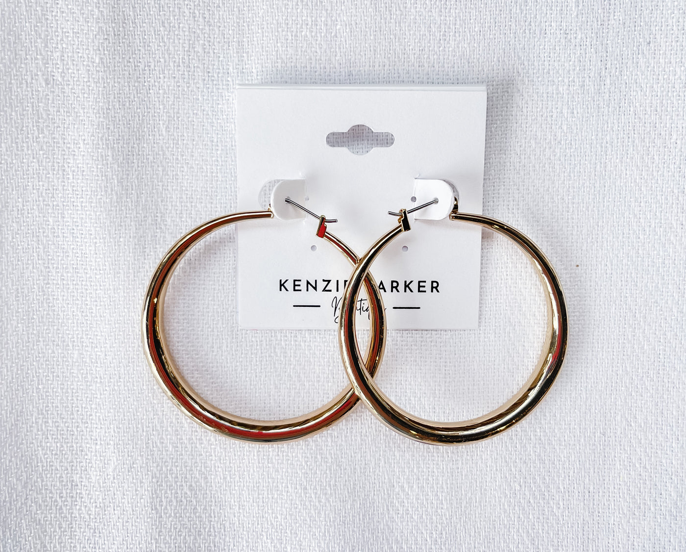 Gold Tube Hoops