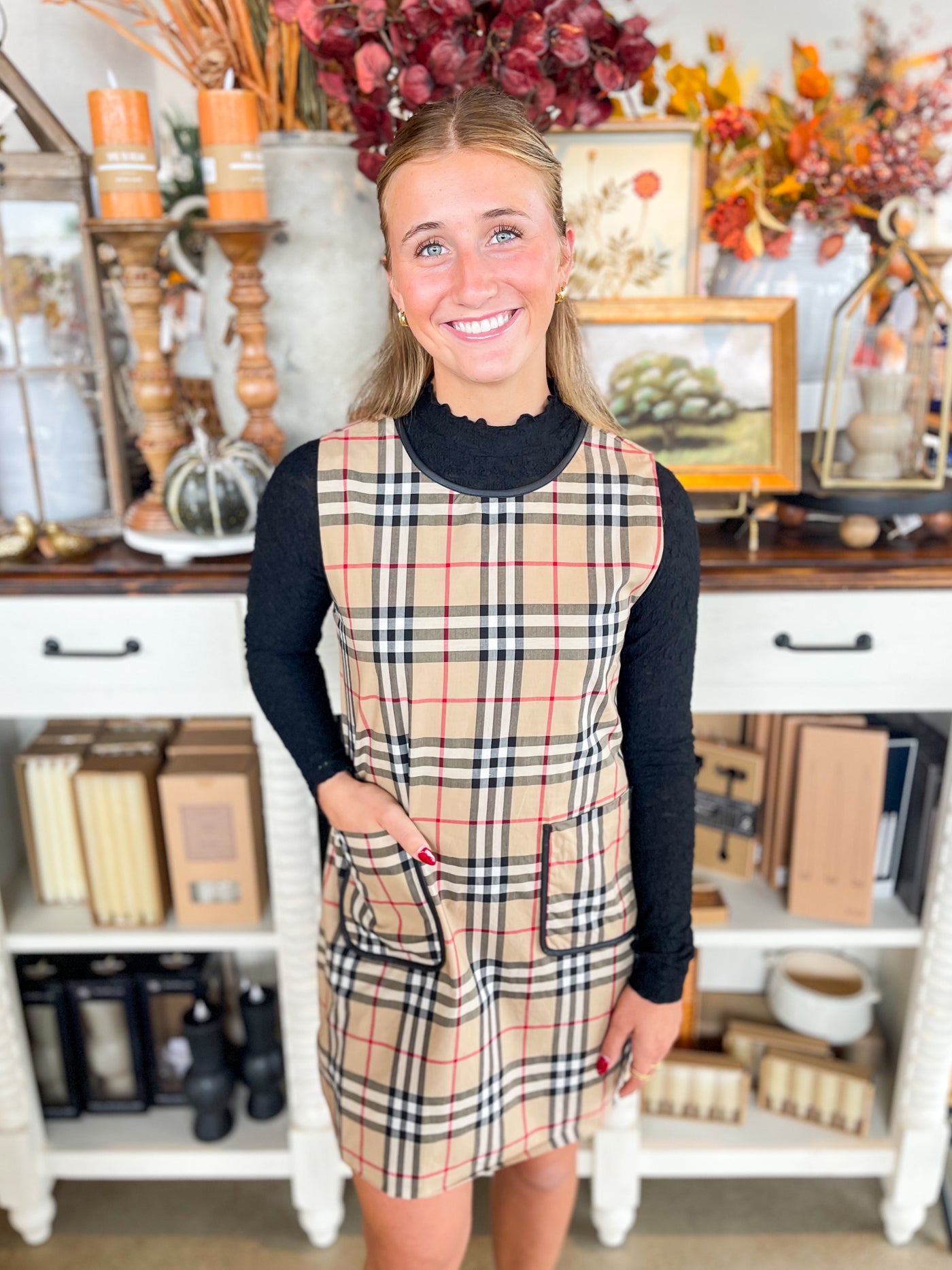 Jodifl Taupe Devan Dress