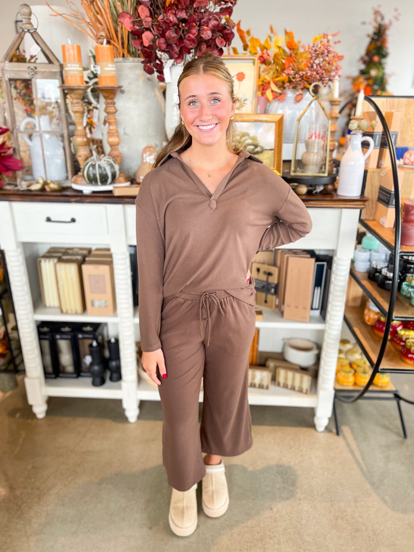 Mocha Soft Fleece Ava Set