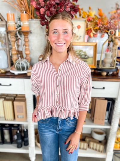 Wine Olivia Top