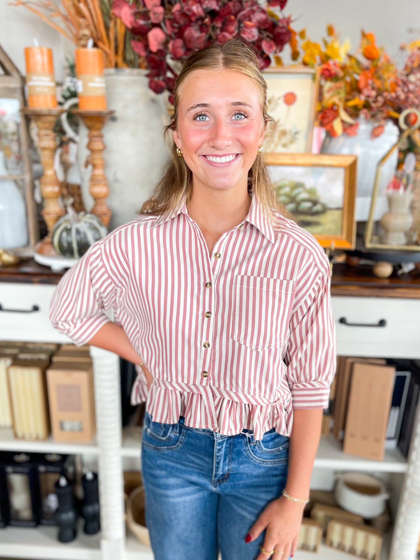 Wine Olivia Top