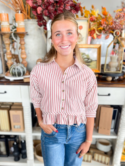 Wine Olivia Top