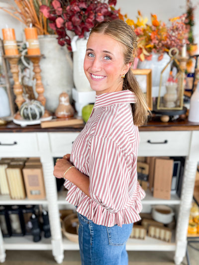 Wine Olivia Top