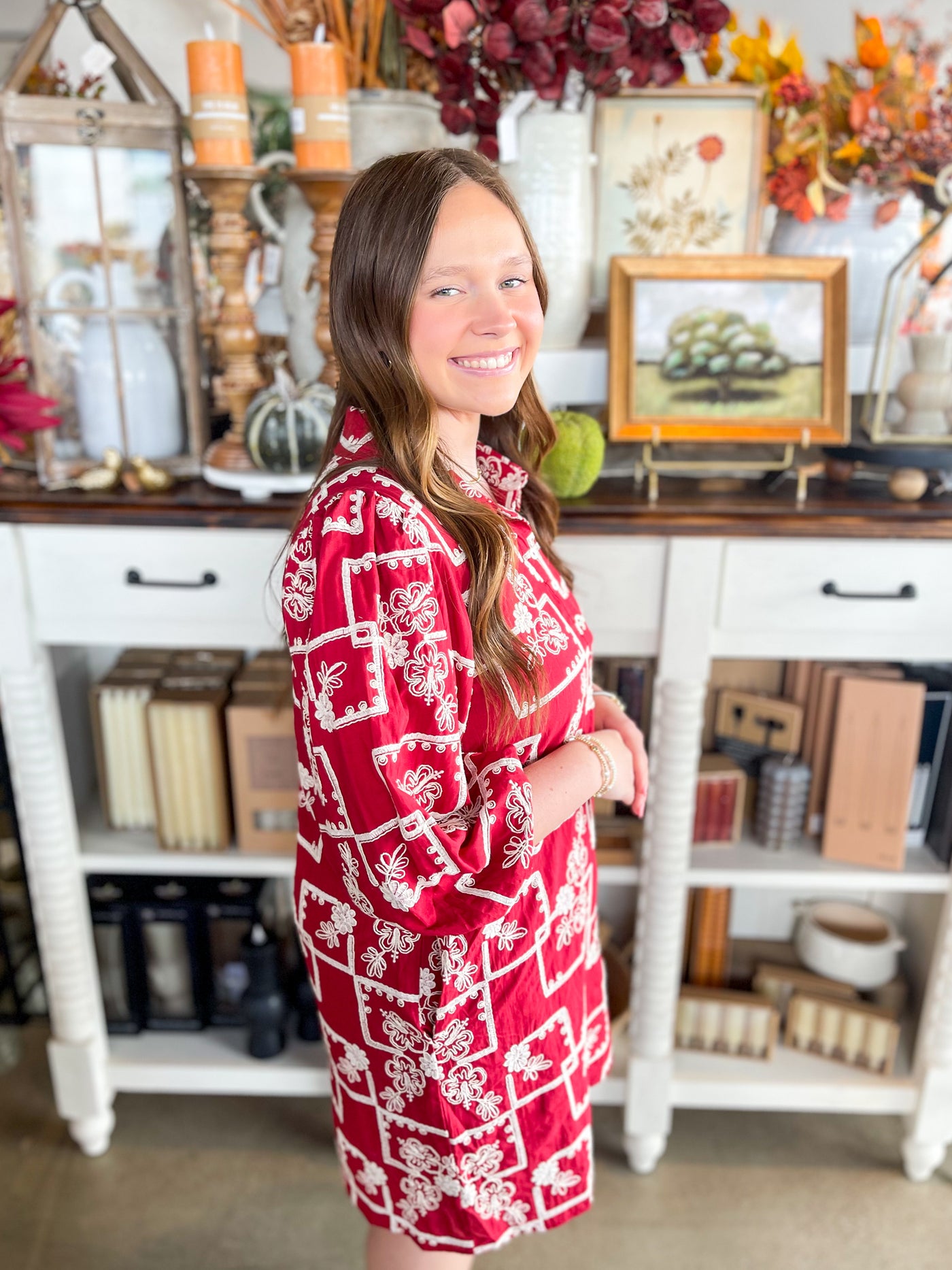 Jodifl Wine Mandi Dress