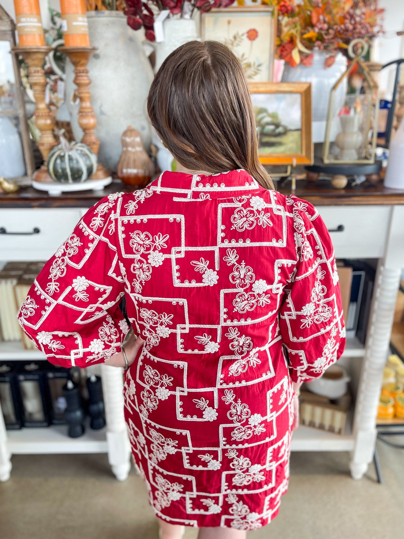Jodifl Wine Mandi Dress