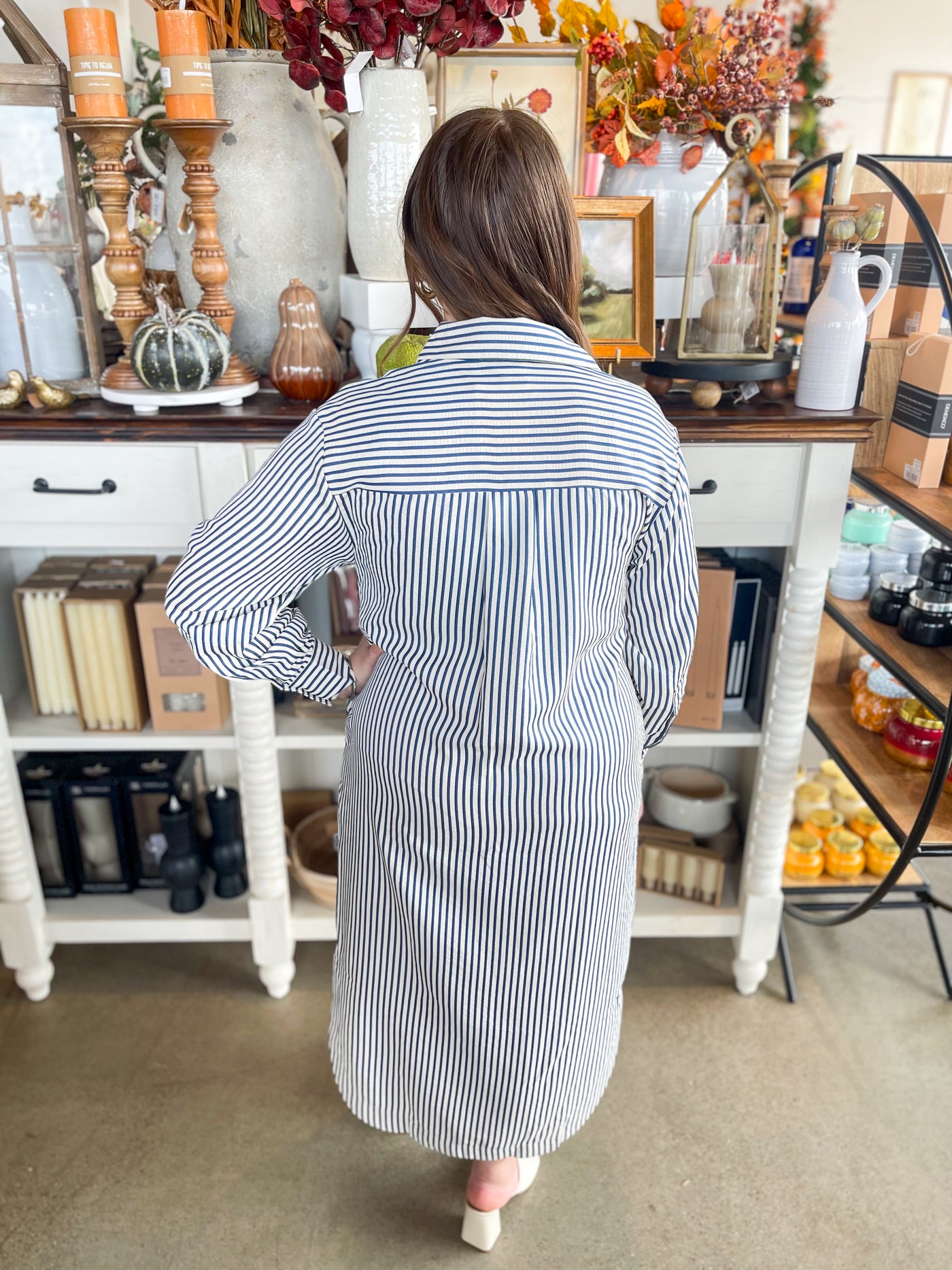 Entro Indigo Heather Dress