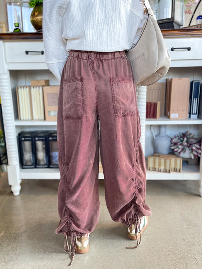 Bean Color Cargo Pants