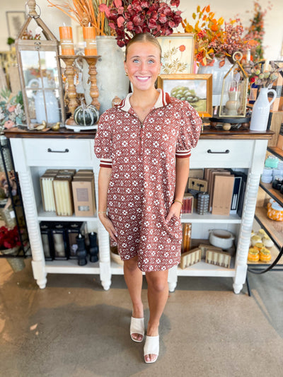Entro Rust Chandler Dress