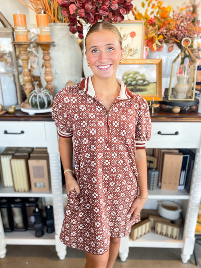 Entro Rust Chandler Dress