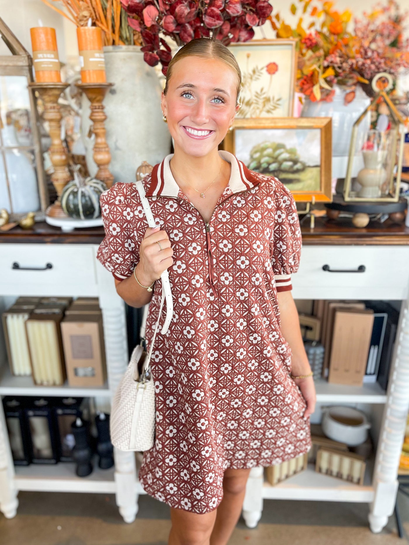 Entro Rust Chandler Dress