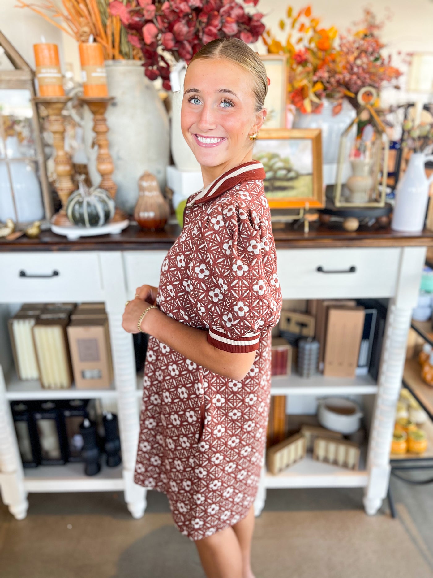Entro Rust Chandler Dress