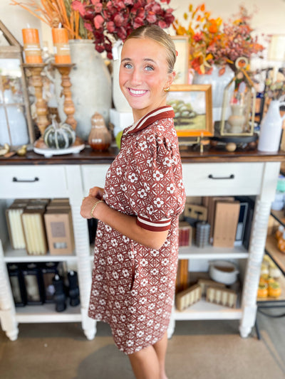 Entro Rust Chandler Dress