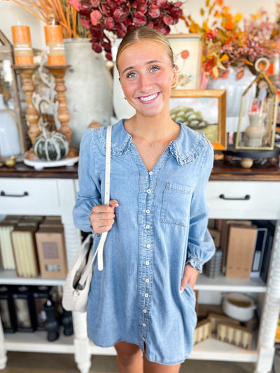 Stone + Wash Denim Dress