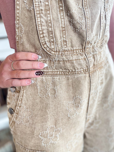 Walnut Flower Pattern Overall