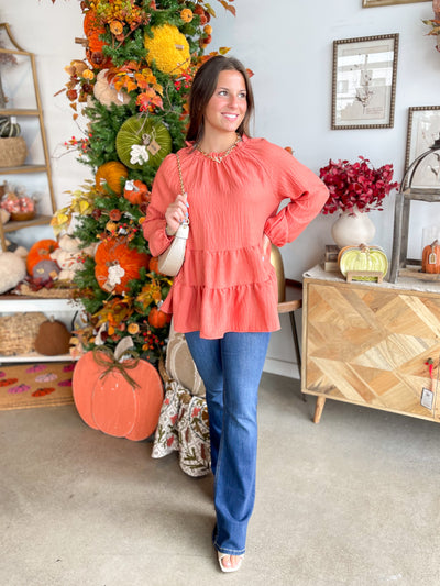 CC Pumpkin Spice Tunic Top