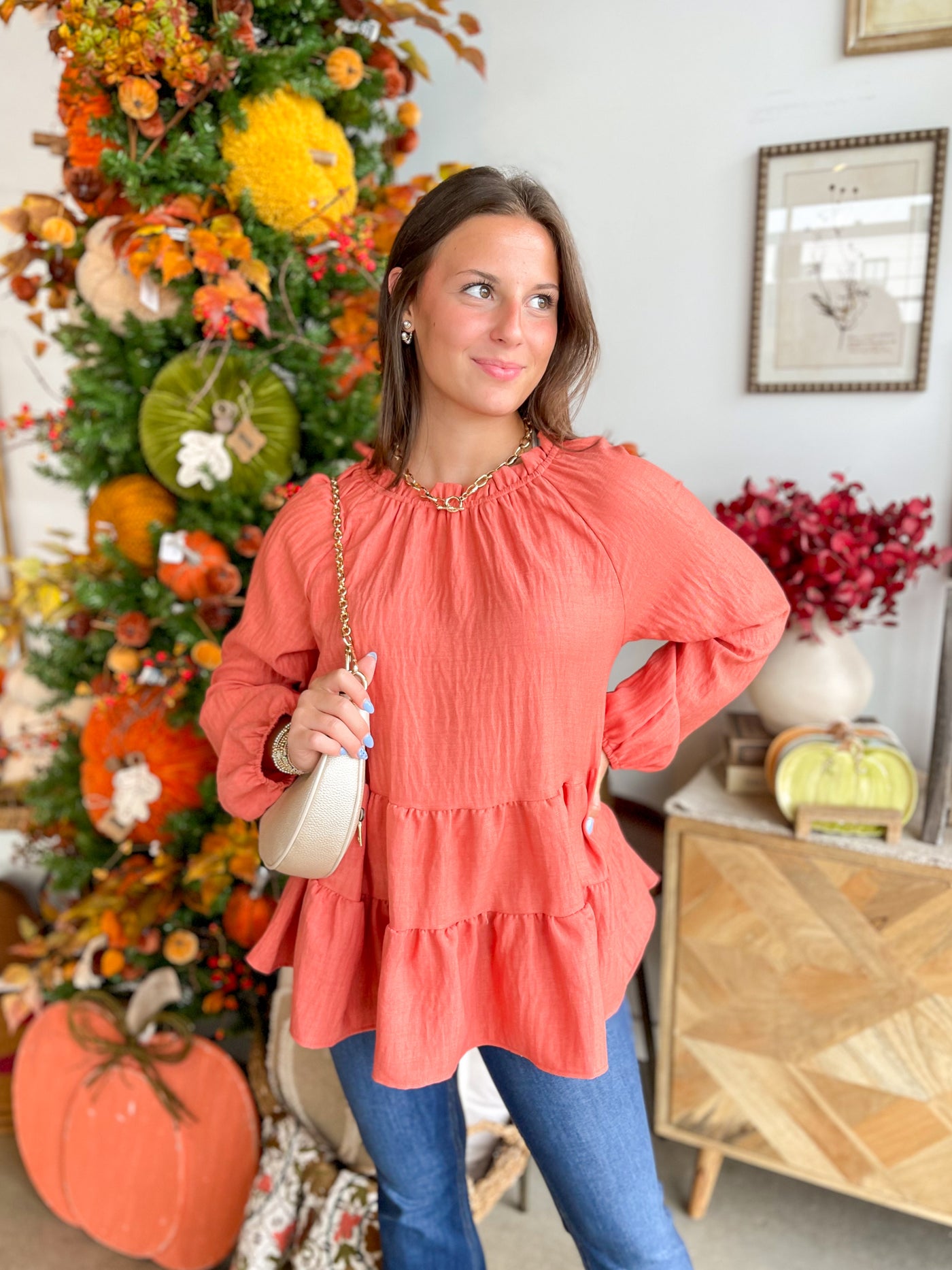 CC Pumpkin Spice Tunic Top