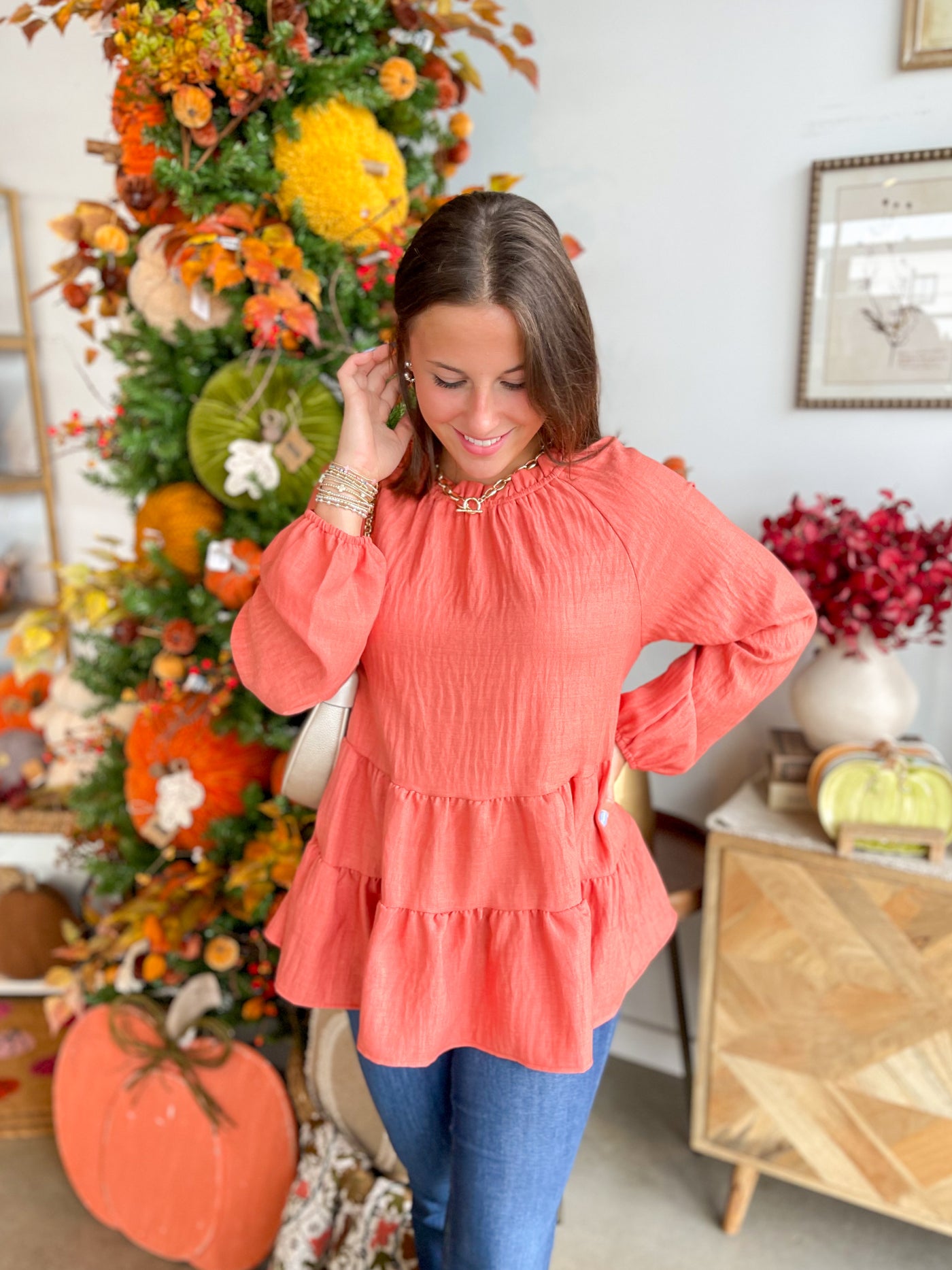 CC Pumpkin Spice Tunic Top