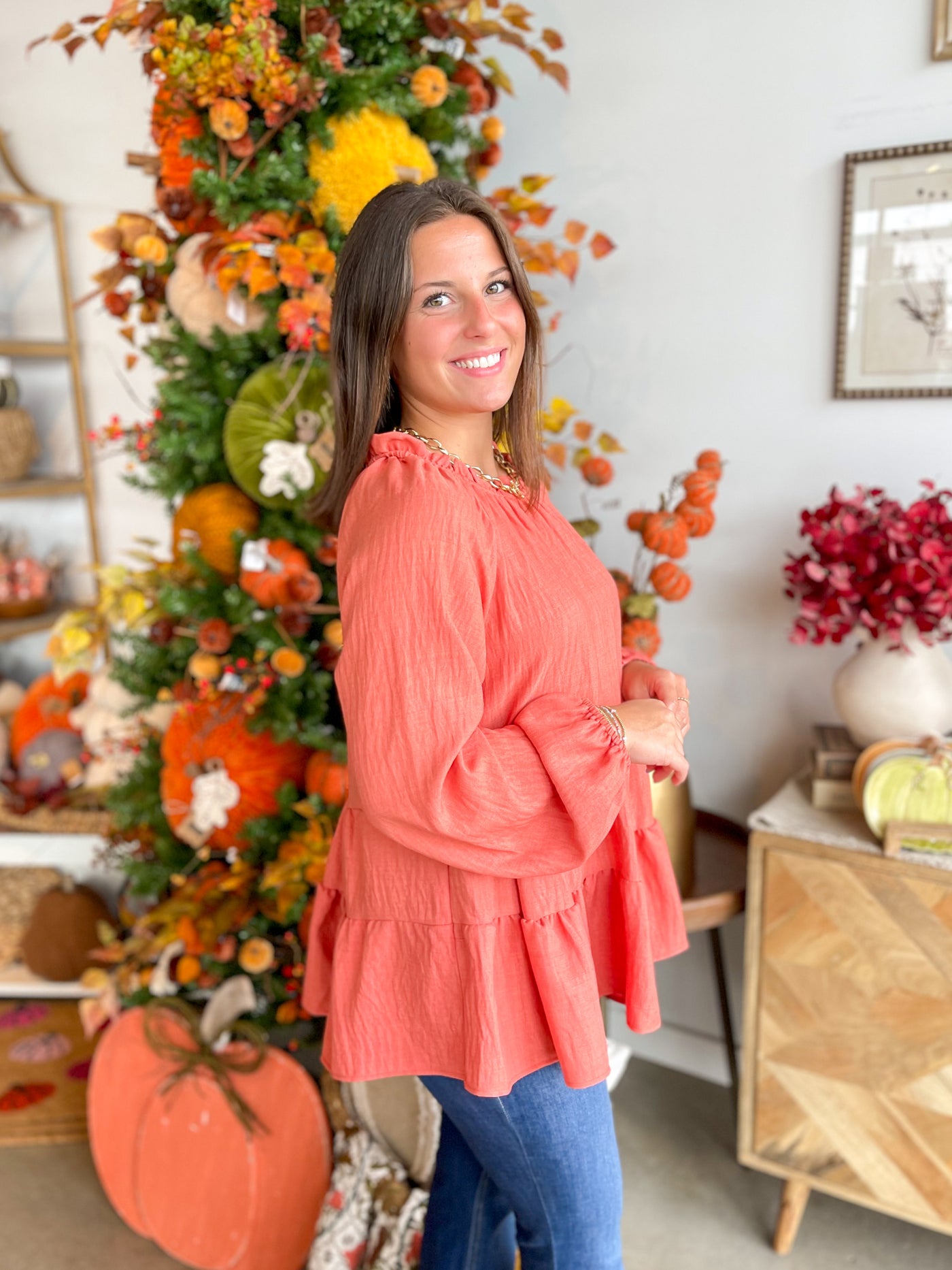 CC Pumpkin Spice Tunic Top