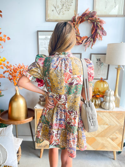 Multi Print Alexis Dress